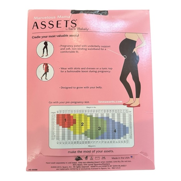 Marvelous Mama Maternity Leggings | ASSETS by Sara Blakely | Size 1 | Slate - Picture 3 of 5